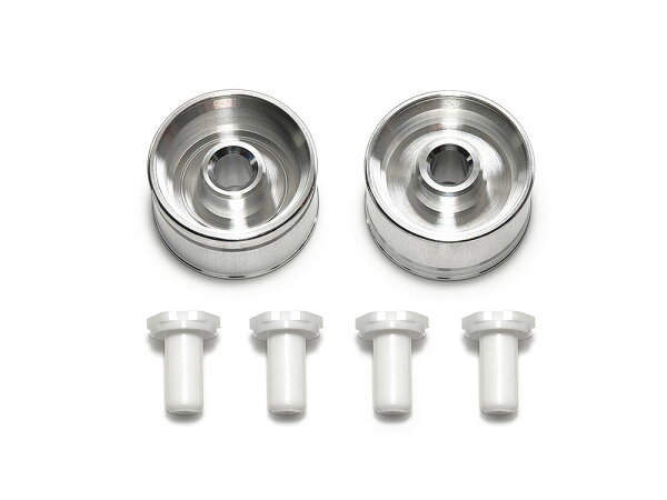 TAMIYA 타미야 HG 소경 내로우 타이어(24mm)용 알루미늄 휠(리버서블 2본) 【95680】 미니카 파츠