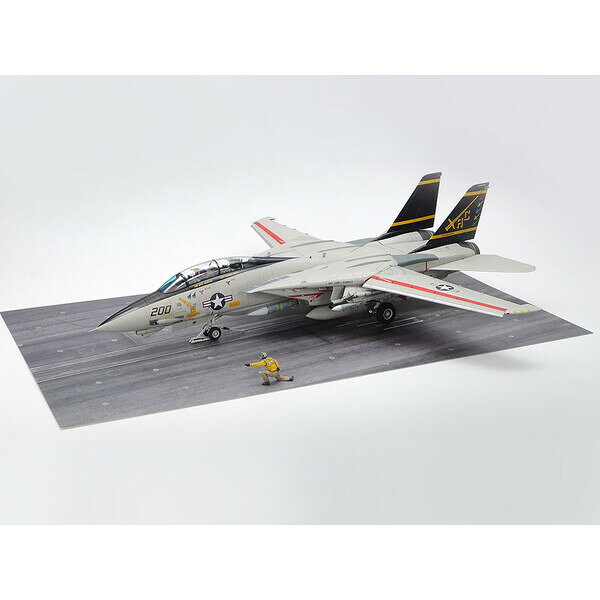 TAMIYA タミヤ 1/48 グラマン F-14A トムキャット (後期型) 発艦セット【61122】 プラモデル
