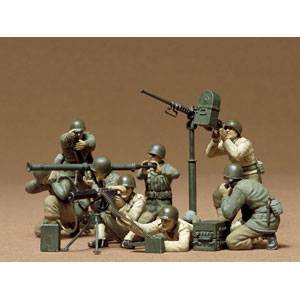 TAMIYA タミヤ 1/35 ミリタリーミニチュアシリーズ アメリカ歩兵 機関銃チームセット 【35086】 プラモデル