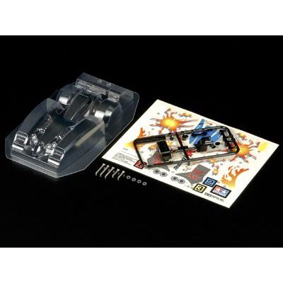 TAMIYA 타미야 미니 사륜 그레이드업 부품 No.447 트라이 대거 XX 클리어 바디 세트