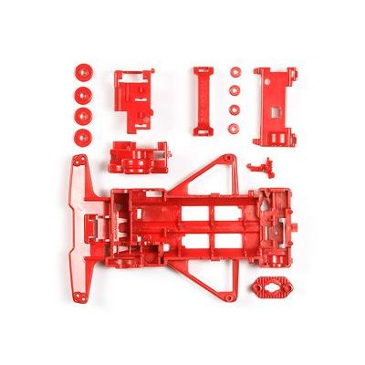 TAMIYA タミヤ ミニ四駆特別企画 FM強化シャーシ(レッド) 95243