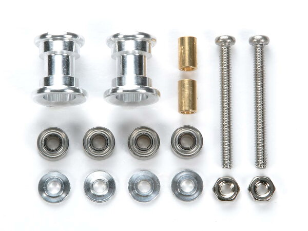 TAMIYA Tamiya Mini 4WD Special Edition Lightweight 2-Stage Aluminum Roller Set (9-8mm) image 1