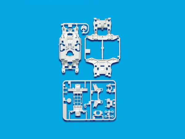 TAMIYA タミヤ ミニ四駆特別企画商品(パーツ) MS強化シャーシセット(ホワイト) 95246
