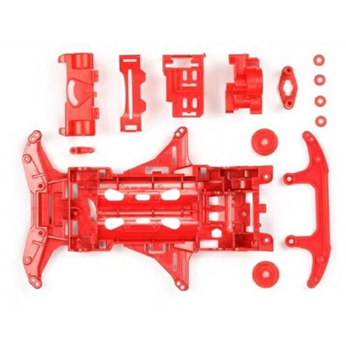 TAMIYA タミヤ ミニ四駆特別企画商品(パーツ) VS強化シャーシ(レッド) 95354 Bild 1