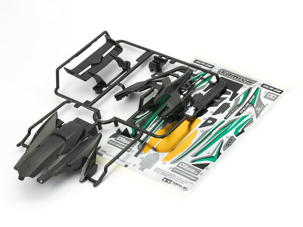 TAMIYA 타미야 미니사구 특별기획(파츠) DCR-02 (데크로스-02) 보디 파츠 세트 (건메탈) 95431