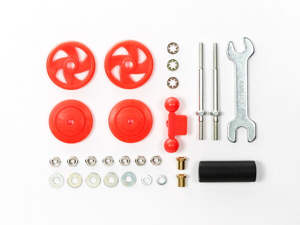 TAMIYA 타미야 미니카 특별기획(파츠) 대경 스태빌라이저 헤드 세트 (17mm) (레드) 95402