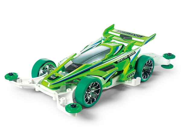 TAMIYA タミヤ ミニ四駆特別企画(マシン) 1/32 DCR-02(デクロス-02) 蛍光グリーンスペシャル(MAシャーシ) 95510