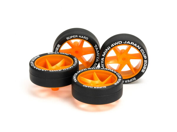 TAMIYA タミヤ ミニ四駆 限定販売商品 スーパーハードローハイトタイヤ&スパイラルホイール J-CUP2022 95152