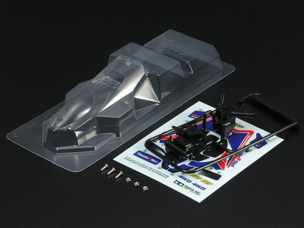 TAMIYA タミヤ ミニ四駆グレードアップパーツ No.50 サンダーショット クリヤーボディセット (ポリカ) 15502