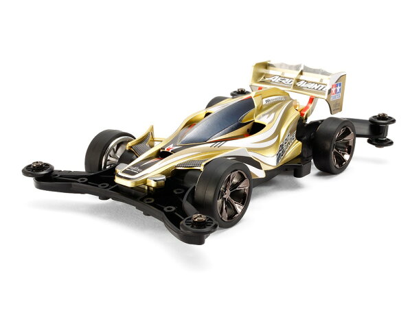 TAMIYA タミヤ ミニ四駆特別企画(マシン) 1/32 エアロ アバンテ ゴールドメタリック (ARシャーシ) 限定 95267 image 1