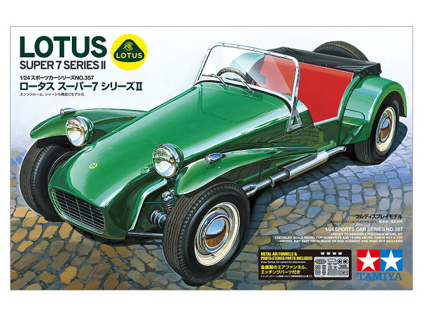 TAMIYA タミヤ 1/24 24357 スポーツカーシリーズ No.357 1/24 ロータス スーパー7 シリーズII プラモデル 模型 スケールモデル 24357 Bild 1