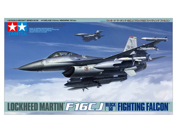 TAMIYA 타미야 1/48 명작기 시리즈 No.98 1/48 록히드 마틴 F-16CJ【블록 50】파이팅 팔콘 플라스틱 모델 61098 이미지 1