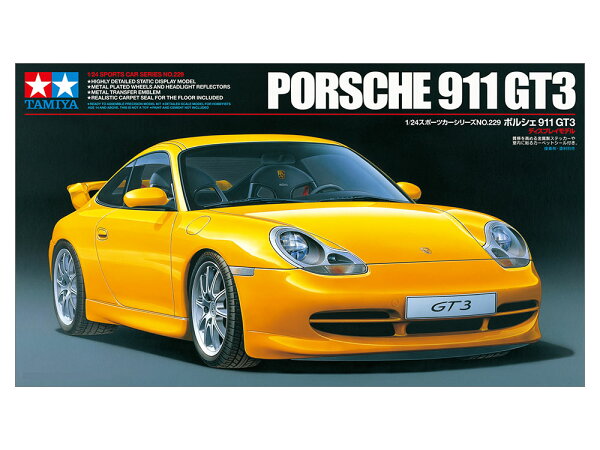 TAMIYA タミヤ 1/24 スポーツカーシリーズ No.229 1/24 ポルシェ 911 GT3 プラモデル 模型 スケールモデル 24229