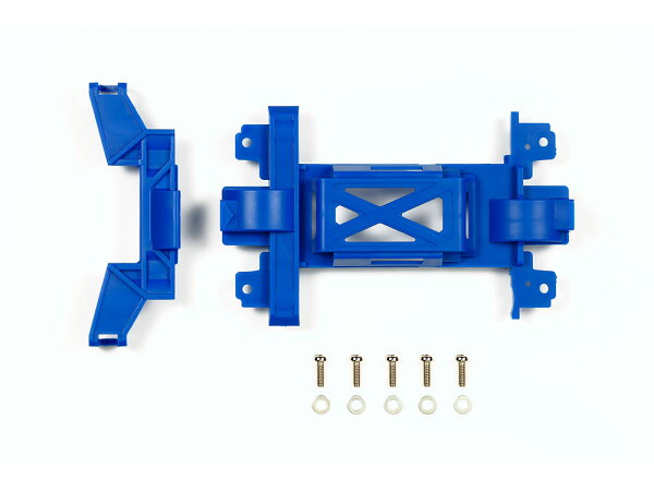 TAMIYA タミヤ ミニ四駆ステーション限定 MSシャーシ 強化ギヤカバー(ブルー)ミニ四駆ステーション 95392 图片 1
