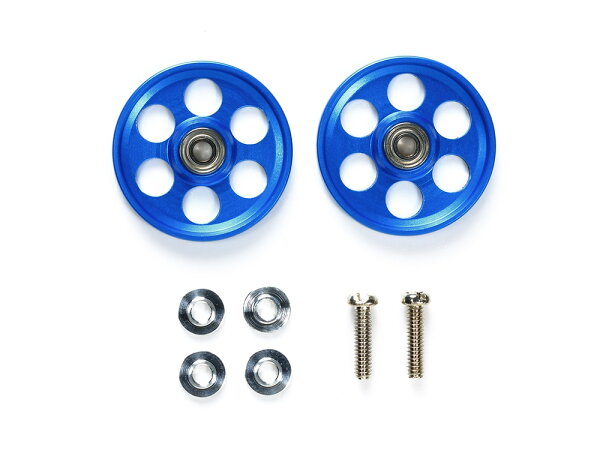 TAMIYA タミヤ ミニ四駆特別企画（パーツ） HG 軽量19mmオールアルミベアリングローラー （ブルー） 95315