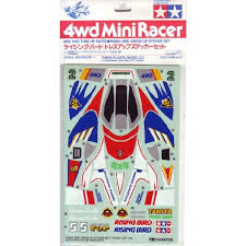 TAMIYA タミヤ ミニ四駆チューンアップパーツ ライジンバードドレスアップステッカー 15049