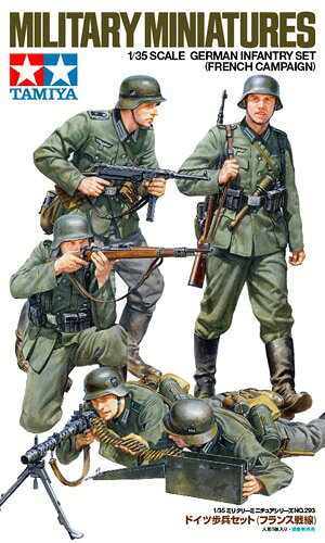 TAMIYA タミヤ 1/35 ミリタリーミニチュアシリーズ No.293 1/35 ドイツ歩兵セット（フランス戦線） プラモデル 35293