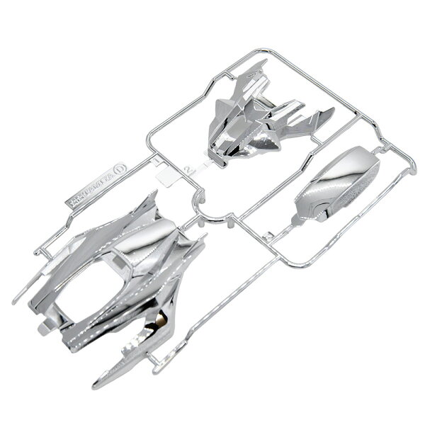 TAMIYA タミヤ 非売品 タミヤ 1/32 ミニ四駆PROシリーズ No.46 1/32 DCR-01（デクロス-01）（MAシャーシ）シルバーメッキボディ 18646 塗装済み 限定 希少 パーツ プラボディ 18646