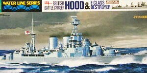TAMIYA プラモデル TAMIYA タミヤ WL ウォーターライン フッド E級駆逐艦 31806