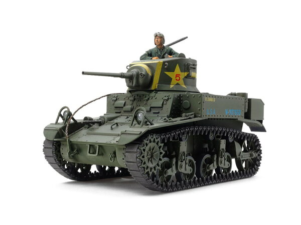 TAMIYA Tamiya 1/35 M3 Stuart Late Version Plastic Model image 1