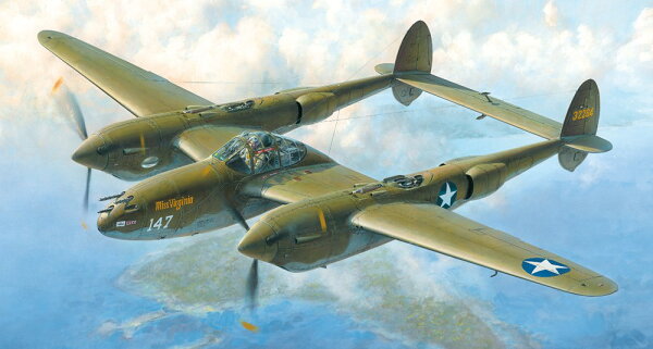 TAMIYA タミヤ 1/48 ロッキード P-38F/G ライトニング スケールプラモデル 61120