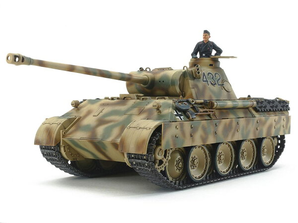 TAMIYA タミヤ 1/48 ドイツ戦車 パンサーD型 スケールプラモデル 32597