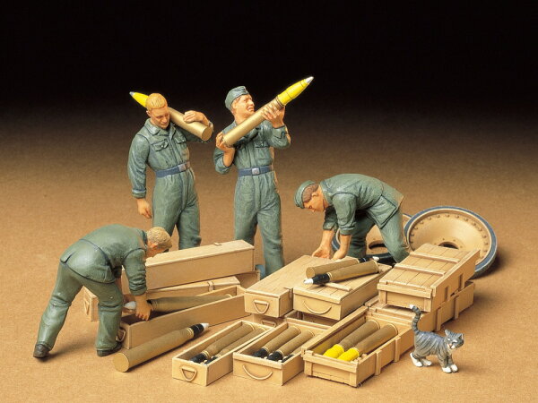 TAMIYA 35188 1/35 ドイツ戦車兵 砲弾搭載セット タミヤ 1/35MM プラモデル 送料無料