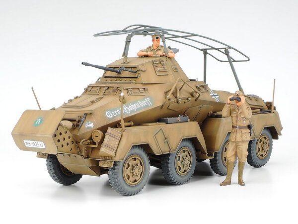 TAMIYA Tamiya 1/35 MM German 8-Wheel Heavy Armored Car Sd.Kfz.232 Africa Corps Plastic Model 35297