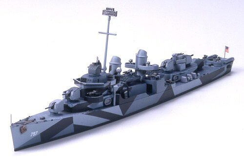 TAMIYA 31907 1/700 アメリカ海軍 フレッチャー級駆逐艦 DD-797 クッシング タミヤ 1/700WL プラモデル 送料無料 image 1