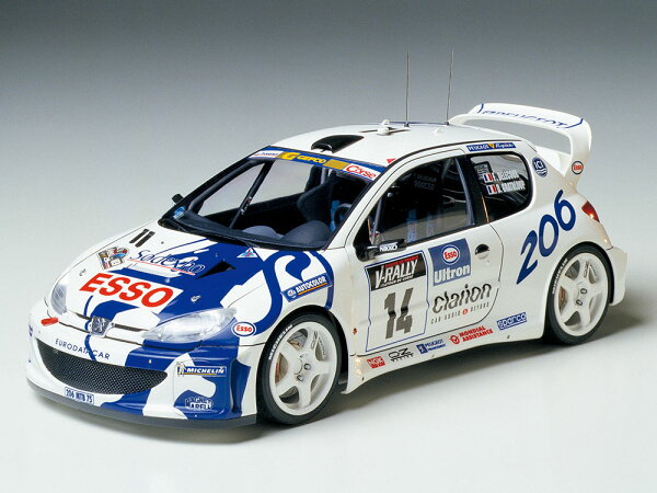 TAMIYA 24221 1/24 プジョー206WRC タミヤ 1/24スポーツカー プラモデル 送料無料 图片 1
