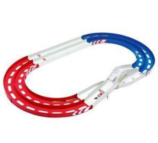 TAMIYA ミニ四駆コース オーバルホーム立体レーンチェンジ トリコロール タミヤ 94893 同梱不可