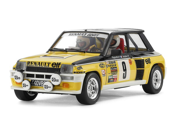 TAMIYA 24027 1/24 ルノー5 サンク ターボラリー仕様 タミヤ スポーツカー プラモデル 图片 1