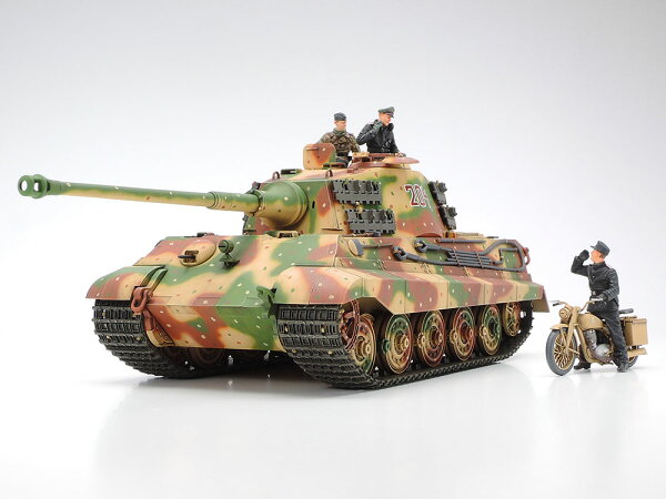 TAMIYA 35252 1/35 ドイツ・キングタイガー アルデンヌ戦線 タミヤ 1/35MM プラモデル 同梱不可 ※キャンセル不可 圖片 1