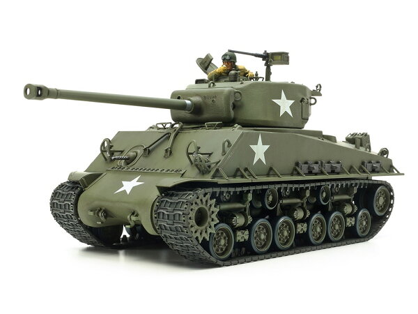 TAMIYA 35346 1/35 アメリカ戦車　M4A3E8　シャーマン イージーエイト ヨーロッパ戦線 タミヤ 1/35MM プラモデル gambar 1