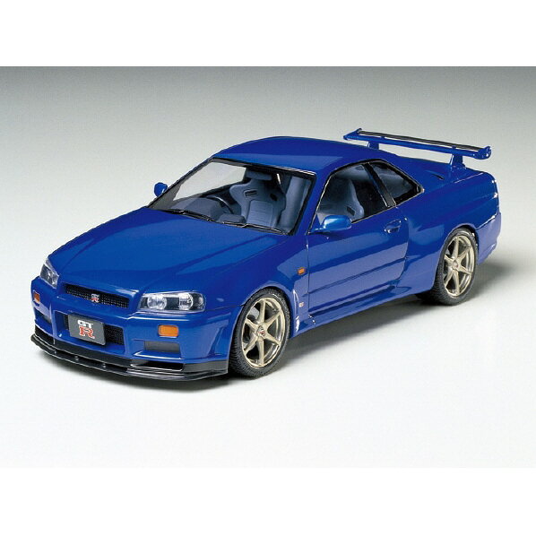 TAMIYA タミヤ 1/24 スポーツカーシリーズ No．210 ニッサン スカイラインGT-R Vスペック(R34) タミヤ24 スカイラインGTR R34 カイ [T24ク210GTR34N] รูปภาพ 1