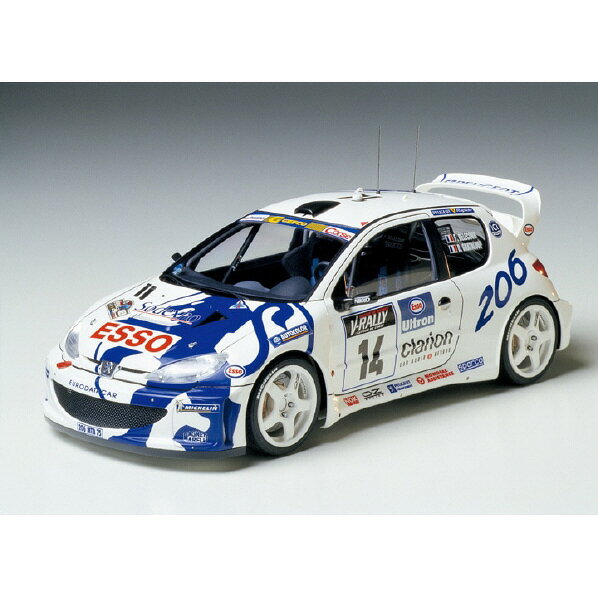 TAMIYA タミヤ 1/24 スポーツカーシリーズ No．221 プジョー206WRC T24ク221プジヨN [T24ク221プジヨN] Bild 1