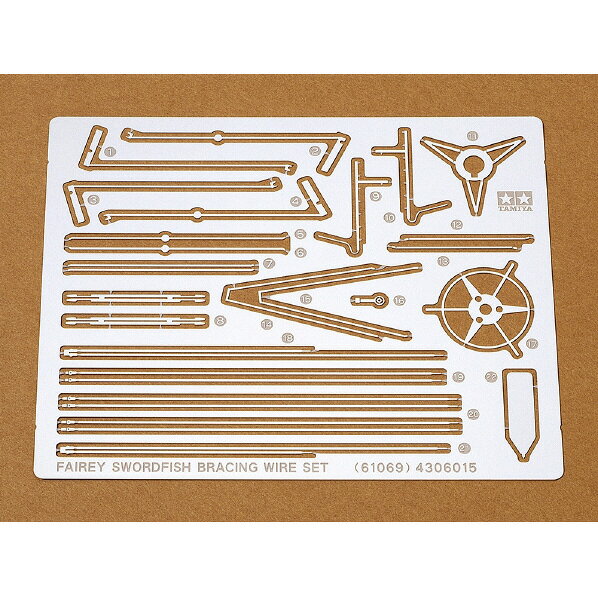 TAMIYA Tamiya 1/48 Masterpiece Series No. 69 Fairey Swordfish Etching Wire Rigging Set image 1