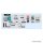 Bandai Tayo the Little Bus Kunekune Douro & Shingouki Play Set gambar 6