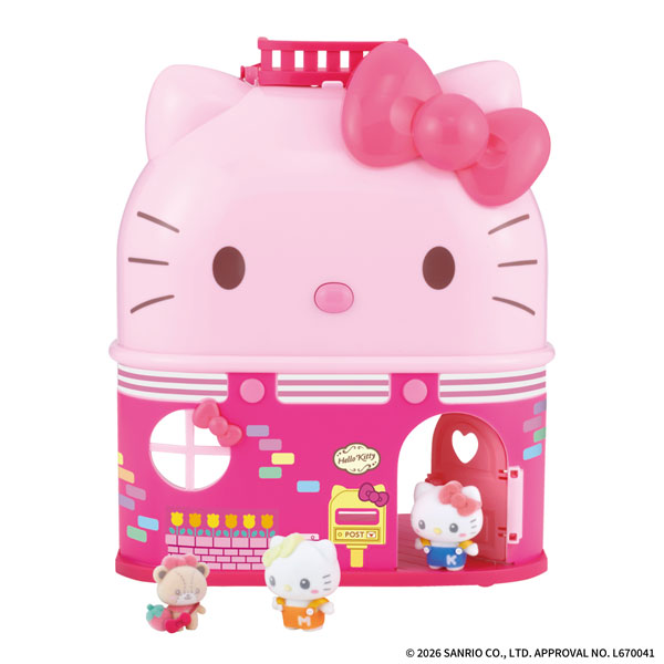 Bandai PetitTomo Sanrio characters Big Hello Kitty's House Lots of Furniture and Dolls DX Set 图片 1