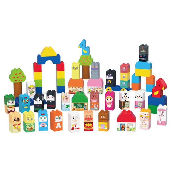 Bandai BlockLabo Minna de Asobou! Anpanman to Nakamatachi Block Ippai Set