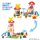 Bandai BlockLabo Pan Koujou to Ookina Ouchi ga Tsukureru! Anpanman Block Bucket gambar 5