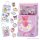 Takara Tomy Shiny Gacha Sticker Puffy Drop DX Set Sanrio Characters รูปภาพ 2