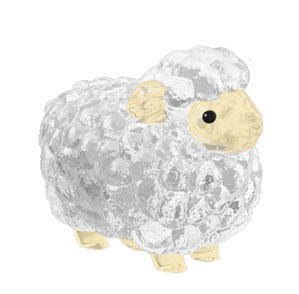 Beverly Crystal Puzzle Sheep 图片 1