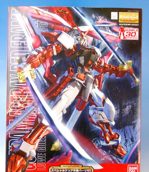 Bandai MG Mobile Suit Gundam SEED VS Astray 1/100 Gundam Astray Red Frame Kai [w/Gunpla 30th Anniversary Project Special Clear Outer Parts] Bild 1