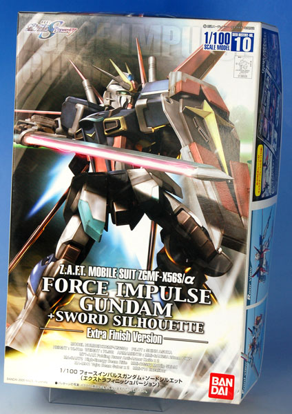 Bandai 1/100 Force Impulse Gundam + Sword Silhouette (Extra Finish Version) Plastic Model