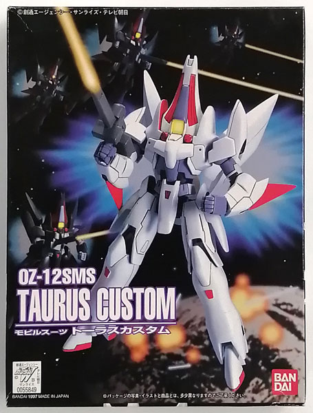 Bandai LM Mobile Suit Gundam Wing 1/144 Mobile Suit Taurus Custom Plastic Model