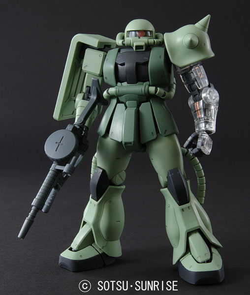 Bandai MG 1/100 MS-06J ZAKU II (Regular Model) Ver.2.0 Plastic Model [w/Clear Exterior Parts]