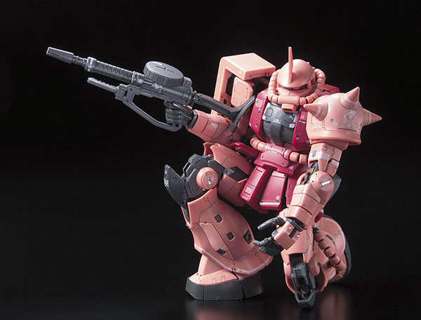 Bandai RG 1/144 MS-06S Char's Zaku Plastic Model Bild 1