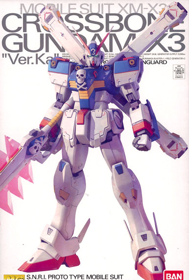 Bandai MG 1/100 Crossbone Gundam X3 Ver.Ka Plastic Model [Premium Bandai Exclusive]