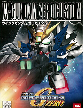 Bandai BB Senshi No.203 Wing Gundam Zero Custom Plastic Model Bild 1